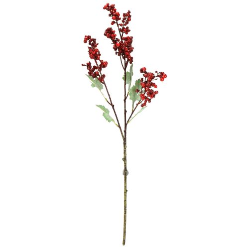 Itens Ramo de frutas artificiais vermelho ramo artificial decoração de natal 74cm