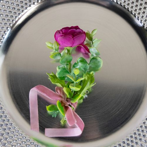 Itens Alfinetes de lapela para casamento transparentes/prateados 5 cm 50 peças