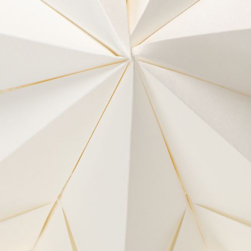 Itens Estrela de papel, branco creme, estrela grande para pendurar, 60 cm