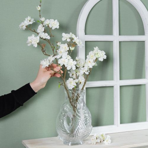 Itens Vaso de vidro em formato de peixe decorativo para uma decoração harmoniosa do ambiente, 24,5 cm