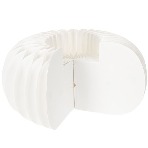 Anel de papel em formato de favo de mel, formato de abóbora redonda grande, 24 cm, pacote com 4 unidades, ideal para flores secas e decoração de outono. | Floristik24.pt