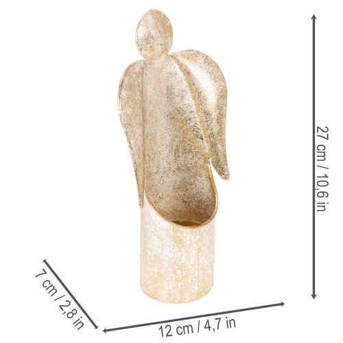 Castiçal em forma de anjo