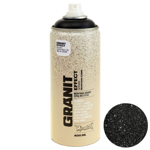 Itens Tinta spray efeito spray tinta granito Montana Black 400ml
