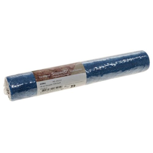 Itens Caminho de mesa Deco fleece Sizoweb azul 30cm 5m
