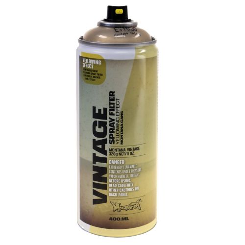 Itens Montana Vintage Spray efeito de filtro spray amarelo acetinado 400 ml