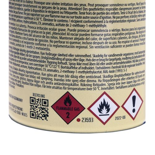 Itens Montana Vintage Spray efeito de filtro spray amarelo acetinado 400 ml