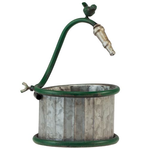 Itens Plantador de metal chuva barril pássaro decoração de varanda Ø15,5cm