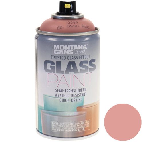 Floristik24 Tinta para vidro efeito spray tinta spray para vidro coral mate 250ml