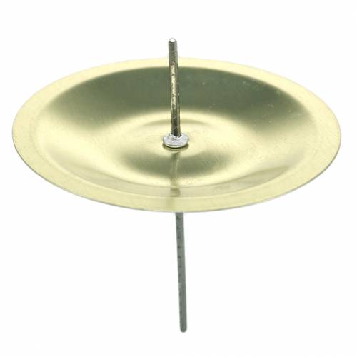 Castiçal com espinho de ouro Ø5cm 36p