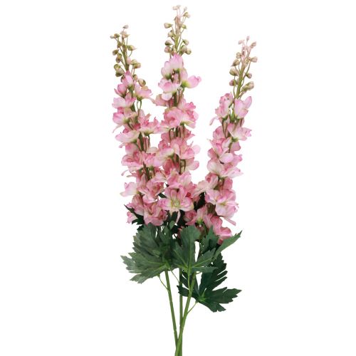 Delphinium delphinium rosa artificial 82 cm 3 unidades