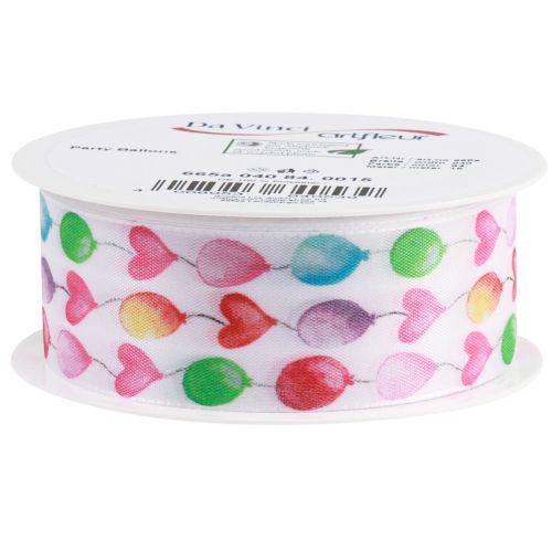 Itens Fita de presente balões coloridos decoração de aniversário 40mm 15m