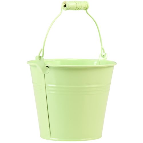 Itens Balde com alça para plantador metal pastel Ø10cm Alt.8cm 10 un