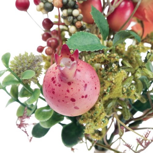 Floristik24 Buquê de flores artificiais physalis globo cardo decoração romã 21cm