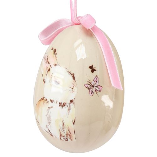 Floristik24 Ovos de Páscoa decorativos para pendurar com motivos 4,5×6,5cm 6 un