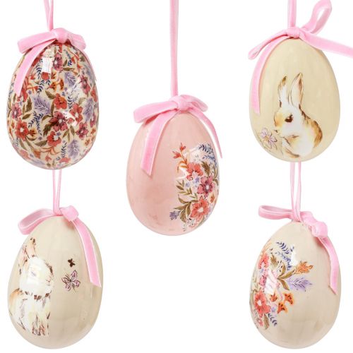 Floristik24 Ovos de Páscoa decorativos para pendurar com motivos 4-6 cm 12 unidades