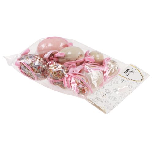 Floristik24 Ovos de Páscoa decorativos para pendurar com motivos 4-6 cm 12 unidades