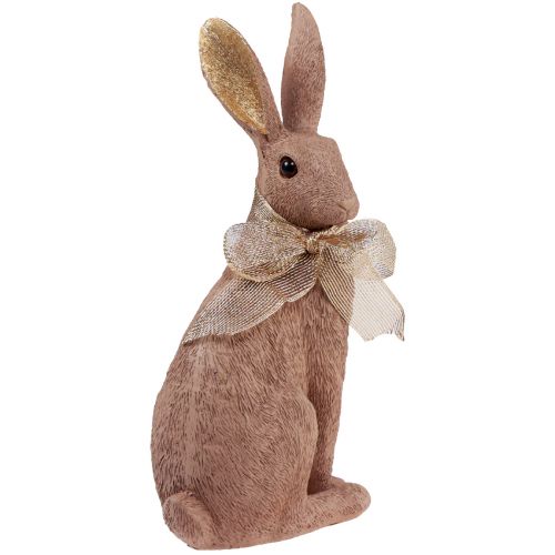Itens Coelhinho da Páscoa decoração coelhinho com laço marrom decoração de Páscoa 25cm