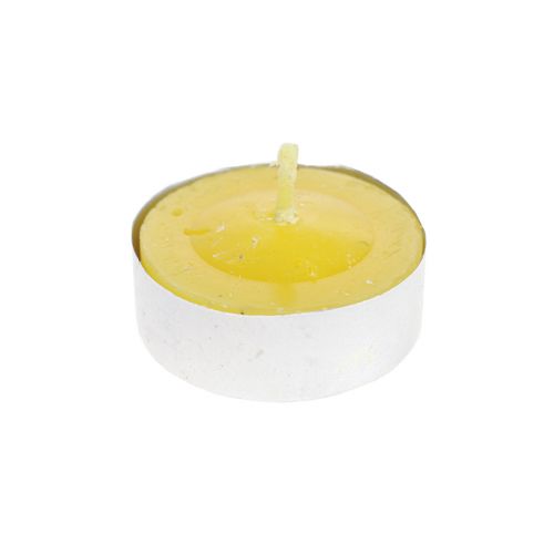 Floristik24 Vela perfumada vela de citronela, velas de chá de citronela Ø3,5cm A1,5cm 6 unidades