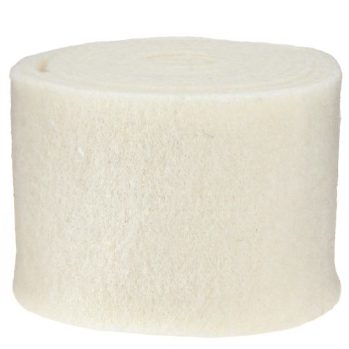 Itens Fita de feltro 15cm x 5m branca
