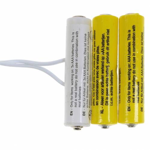 Itens Adaptador de bateria branco 3m 4.5V 3 x AAA