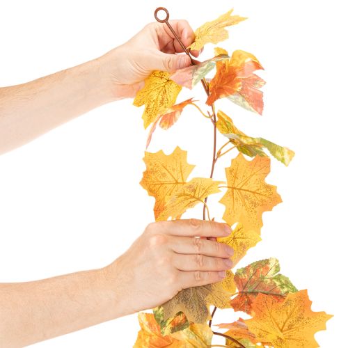 Guirlanda artificial de bordo, decoração de outono, 165 cm | Floristik24.pt