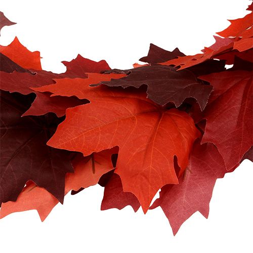 Floristik24 Maple guirlanda vermelho-laranja 170 cm