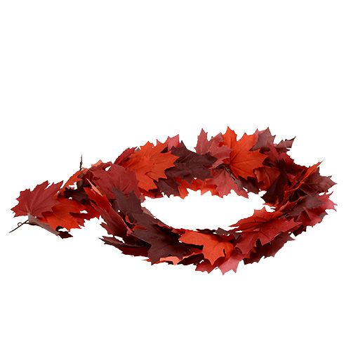 Floristik24 Maple guirlanda vermelho-laranja 170 cm
