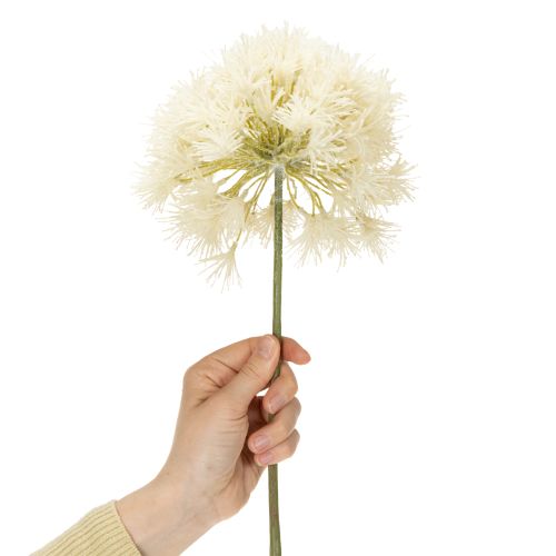 Itens Flor artificial de alho-poró, design delicado para uso interno, 68 cm