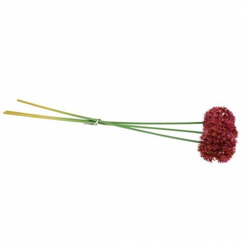 Floristik24 Cebola decorativa Allium malva artificial Ø9cm Alt.70cm 3 unidades