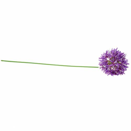 Floristik24 Allium ornamental roxo artificial Ø12cm Alt.62cm