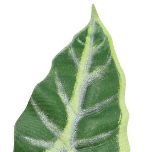 Itens Alocasia orelha de elefante folha de seta plantas artificiais verde 55 cm