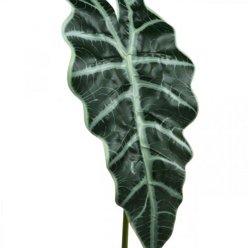 Itens Planta artificial de folha de flecha artificial alocasia deco verde 74cm