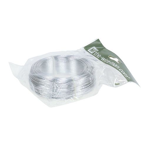 Floristik24 Fio de alumínio 1mm 500g prata