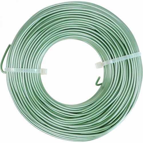 Arame de alumínio Ø2mm Verde Mate 500g 60m