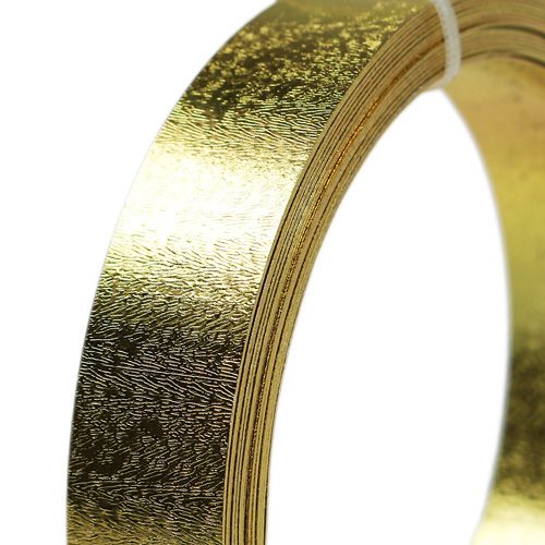 Floristik24 Arame liso dourado fosco 20mm 5m