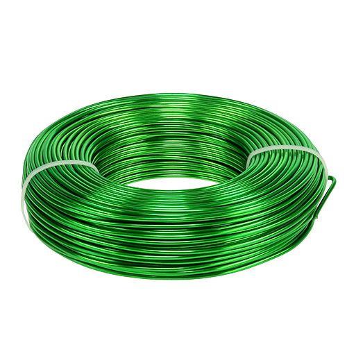 Floristik24 Fio de alumínio Ø2mm 500g 60m verde maçã