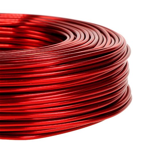 Fio de alumínio Ø2mm 500g 60m vermelho