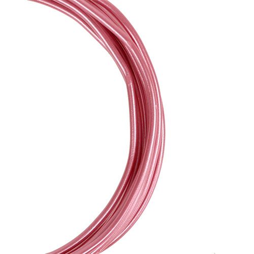 Itens Fio de alumínio 2mm rosa 3m