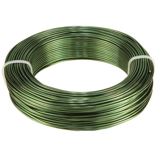Itens Fio de alumínio verde Ø2mm fio artesanal verde escuro 500g 60m