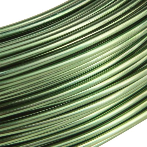 Itens Fio de alumínio verde Ø2mm fio artesanal verde escuro 500g 60m