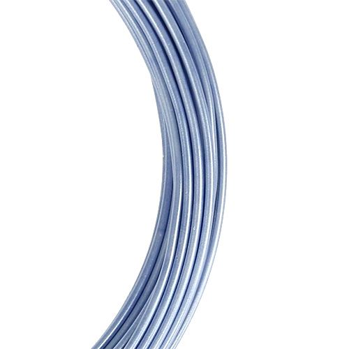 Itens Fio de alumínio azul pastel Ø2mm 12m