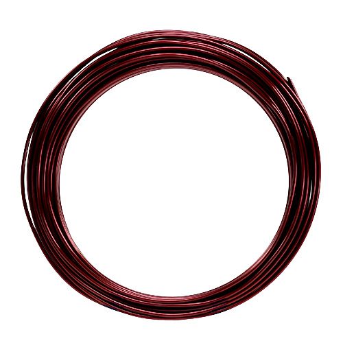 Itens Arame de alumínio 2mm 100g Bordeaux