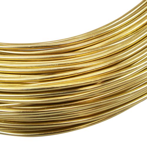 Itens Fio de alumínio Ø2mm 500g 60m ouro