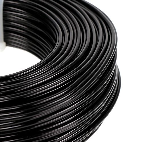 Itens Fio de alumínio Ø2mm 500g 60m Preto