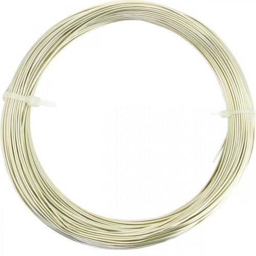 Itens Fio de alumínio Ø1mm fio de joalheria champanhe redondo 120g