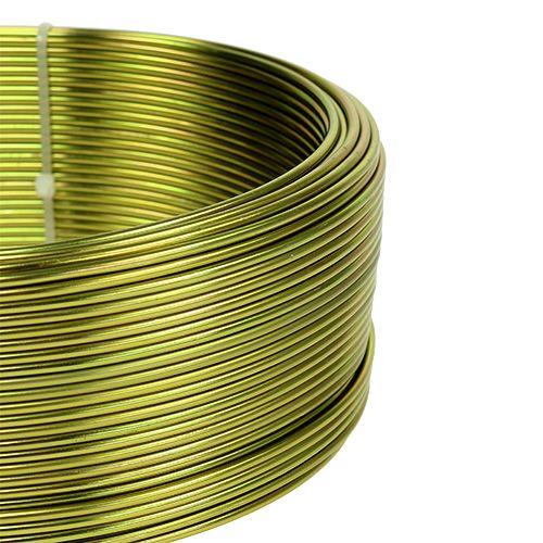 Itens Fio de alumínio Ø2mm verde oliva 500g (60m)