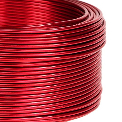 Itens Arame de Alumínio Vermelho Ø2mm 500g 60m