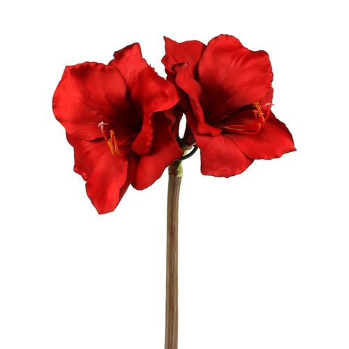 Floristik24 Amaryllis artificial grande vermelho 96,5 cm