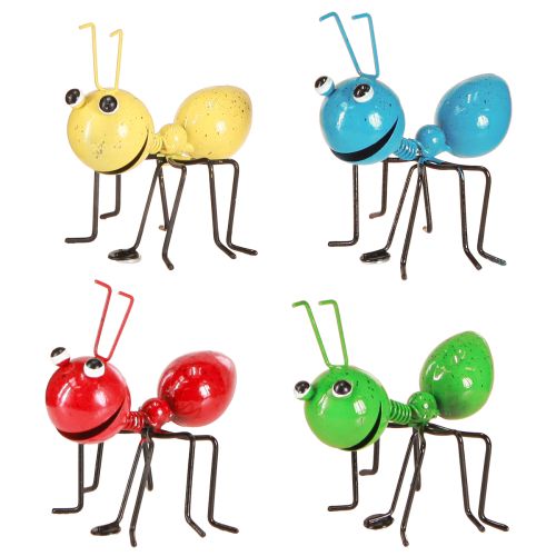 Itens Formiga Decoração Figuras Metálicas com Imã 11×8,5×10cm 4 pcs