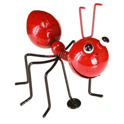 Formiga Decoração Figuras Metálicas com Imã 11×8,5×10cm 4 pcs